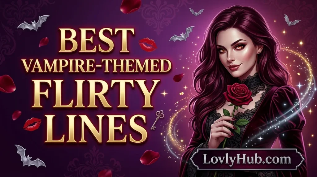 Best Vampire-Themed Flirty Lines