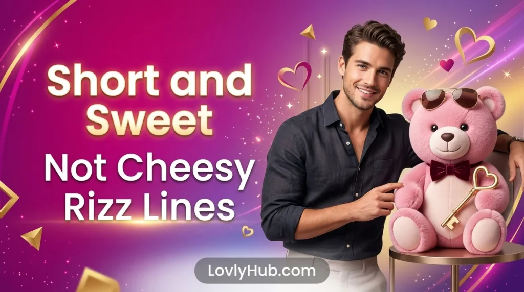 Short and Sweet Not Cheesy Rizz Lines