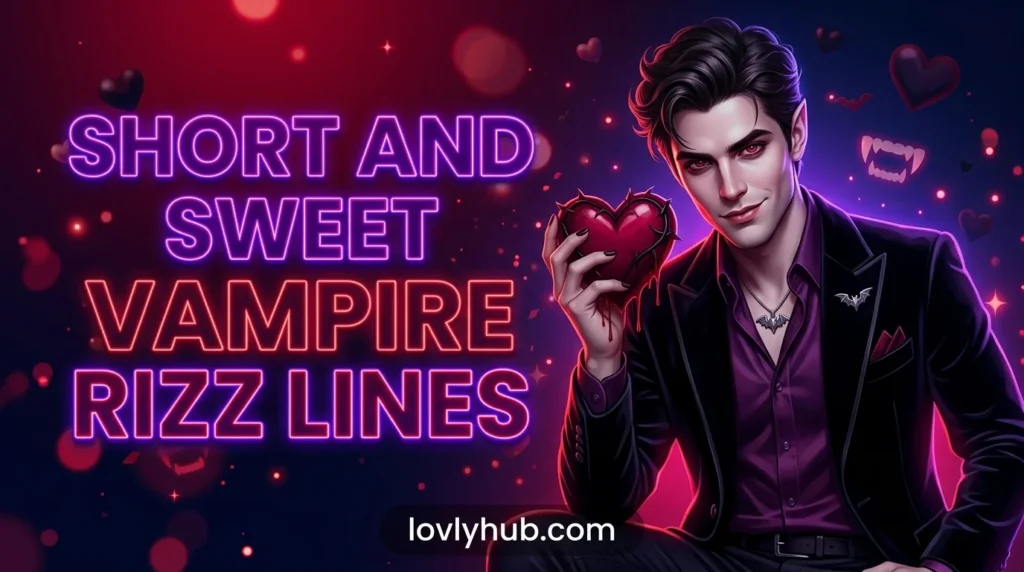 Short and Sweet Vampire Rizz Lines