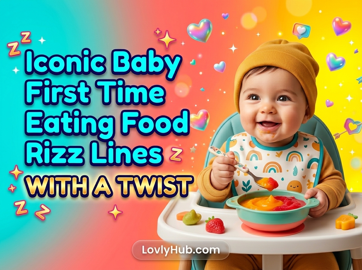 Best Baby First Time Eating Food-Themed Flirty Lines