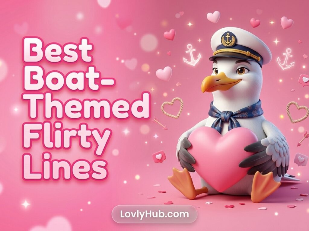 Best Boat-Themed Flirty Lines