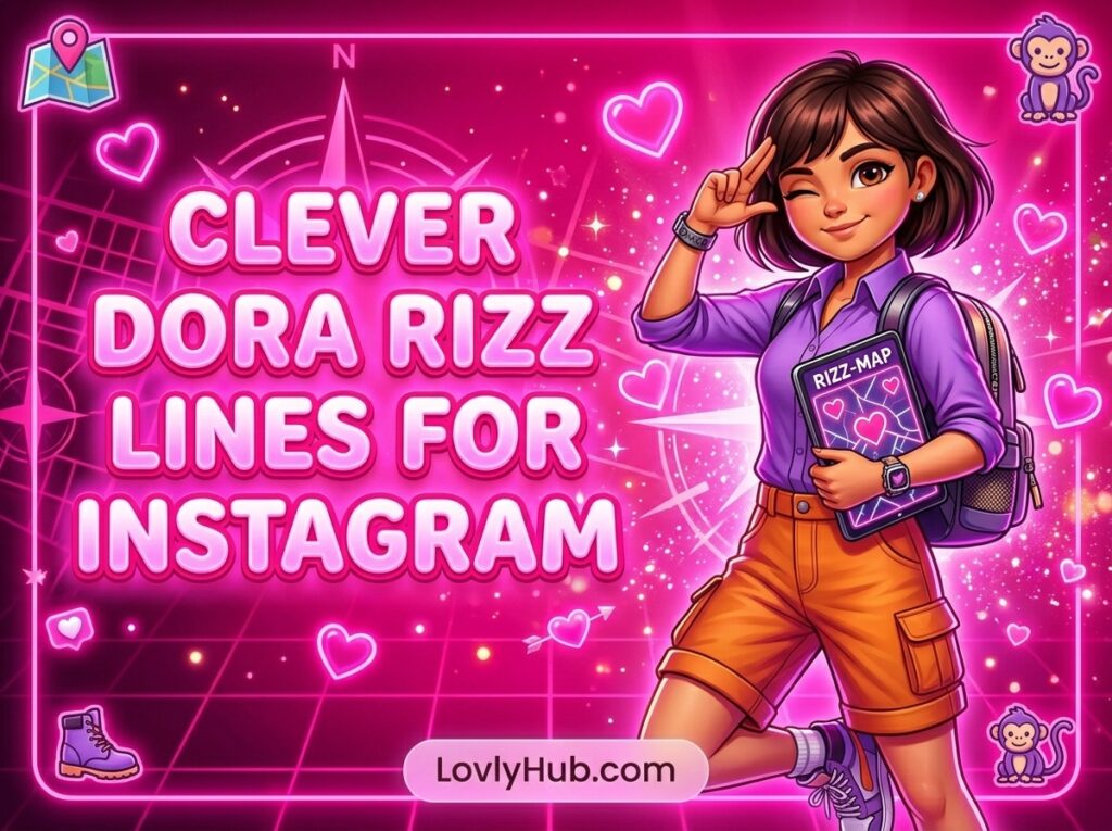Clever Dora Rizz Lines for Instagram