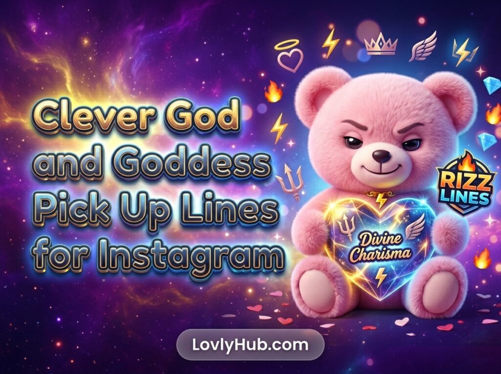 Clever God and Goddess Pick Up Lines for Instagram