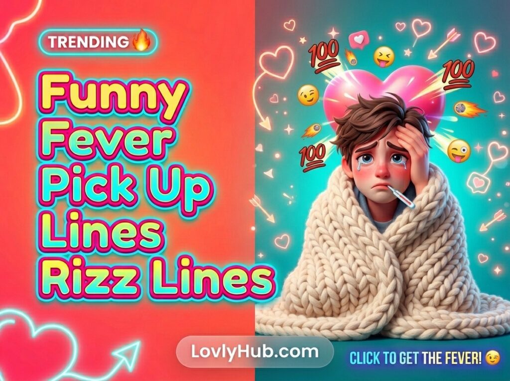 Funny Fever Pick Up Lines Rizz Lines