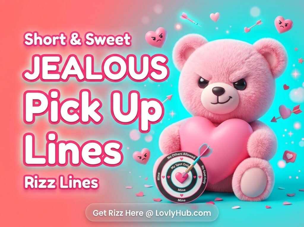 Short and Sweet Jealous Pick Up Lines Rizz Lines