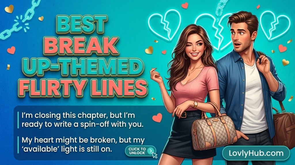 Best Break Up-Themed Flirty Lines