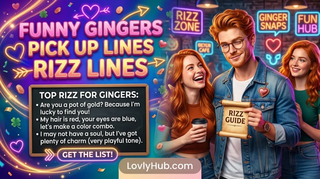 Funny Gingers Pick Up Lines Rizz Lines