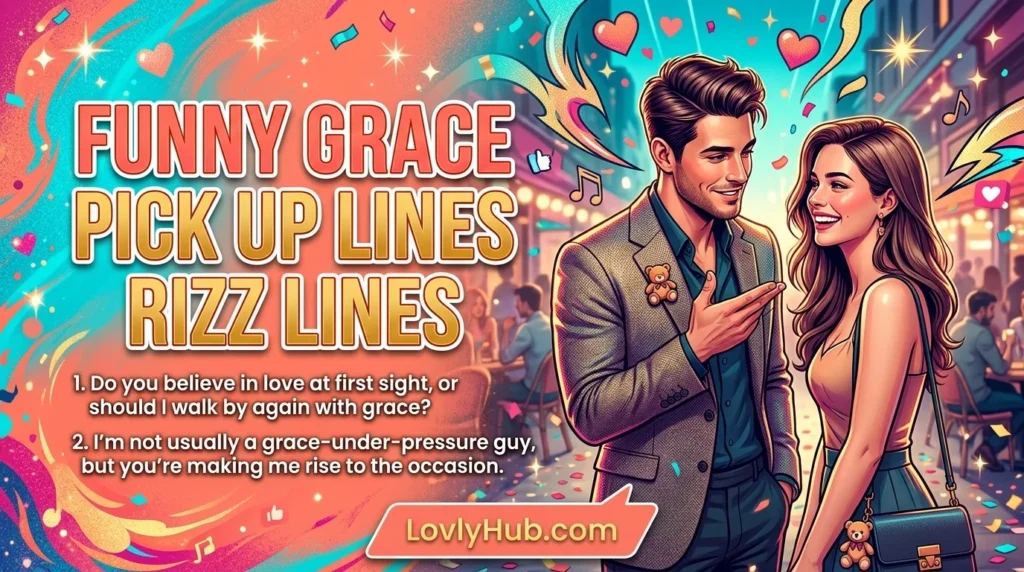 Funny Grace Pick Up Lines Rizz Lines