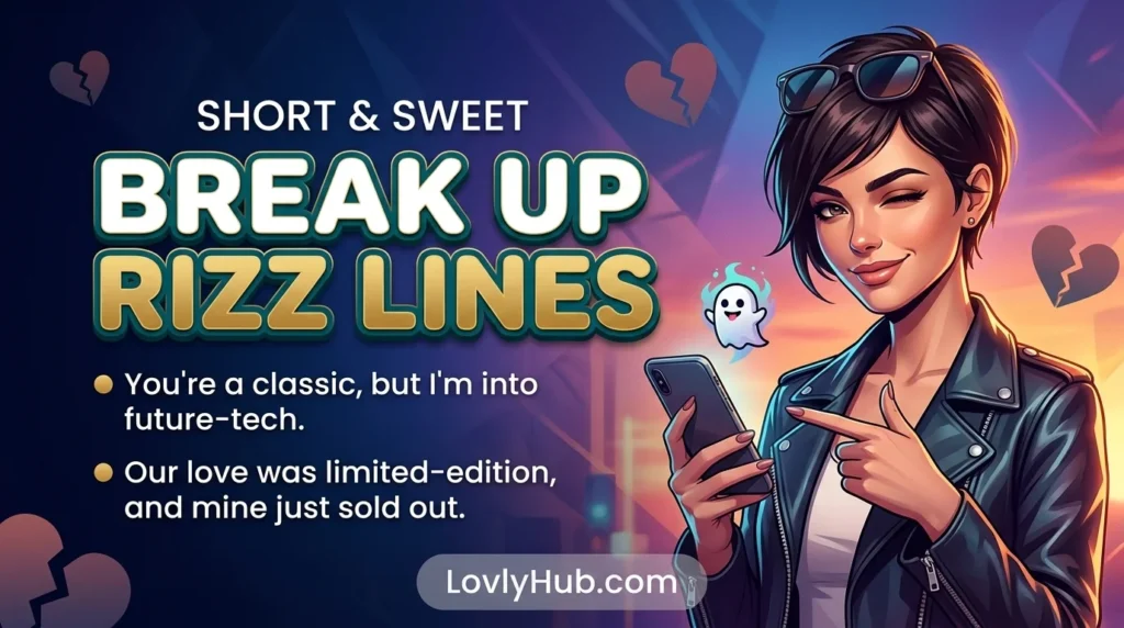 Short and Sweet Break Up Rizz Lines