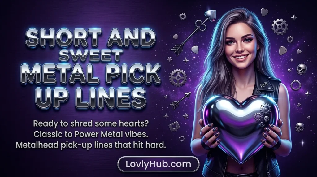 Short and Sweet Metal Pick Up Lines
