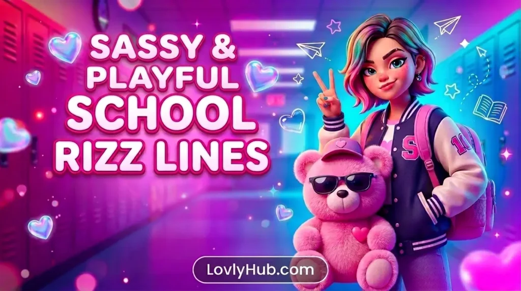 Sassy and Playful School Rizz Lines
