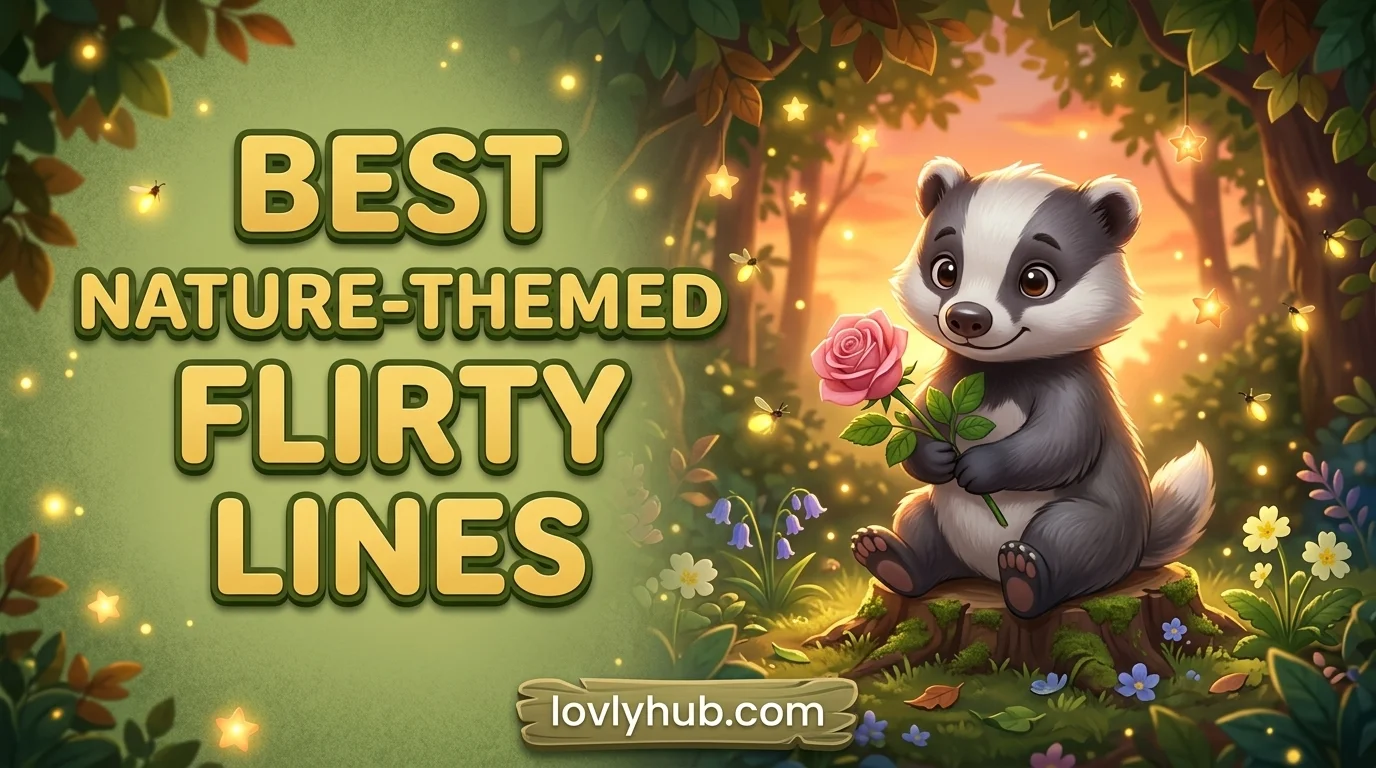 Best Nature-Themed Flirty Lines