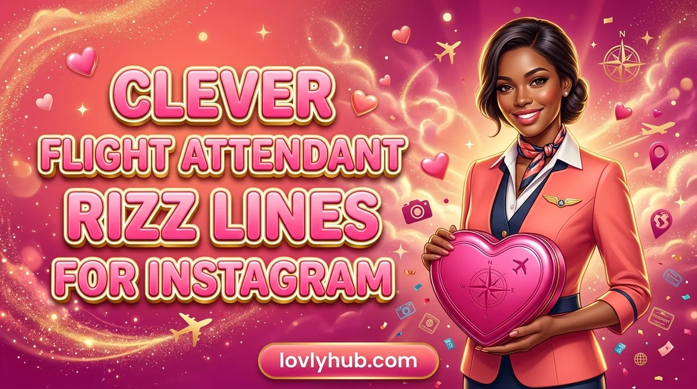 Clever Flight Attendant Rizz Lines for Instagram