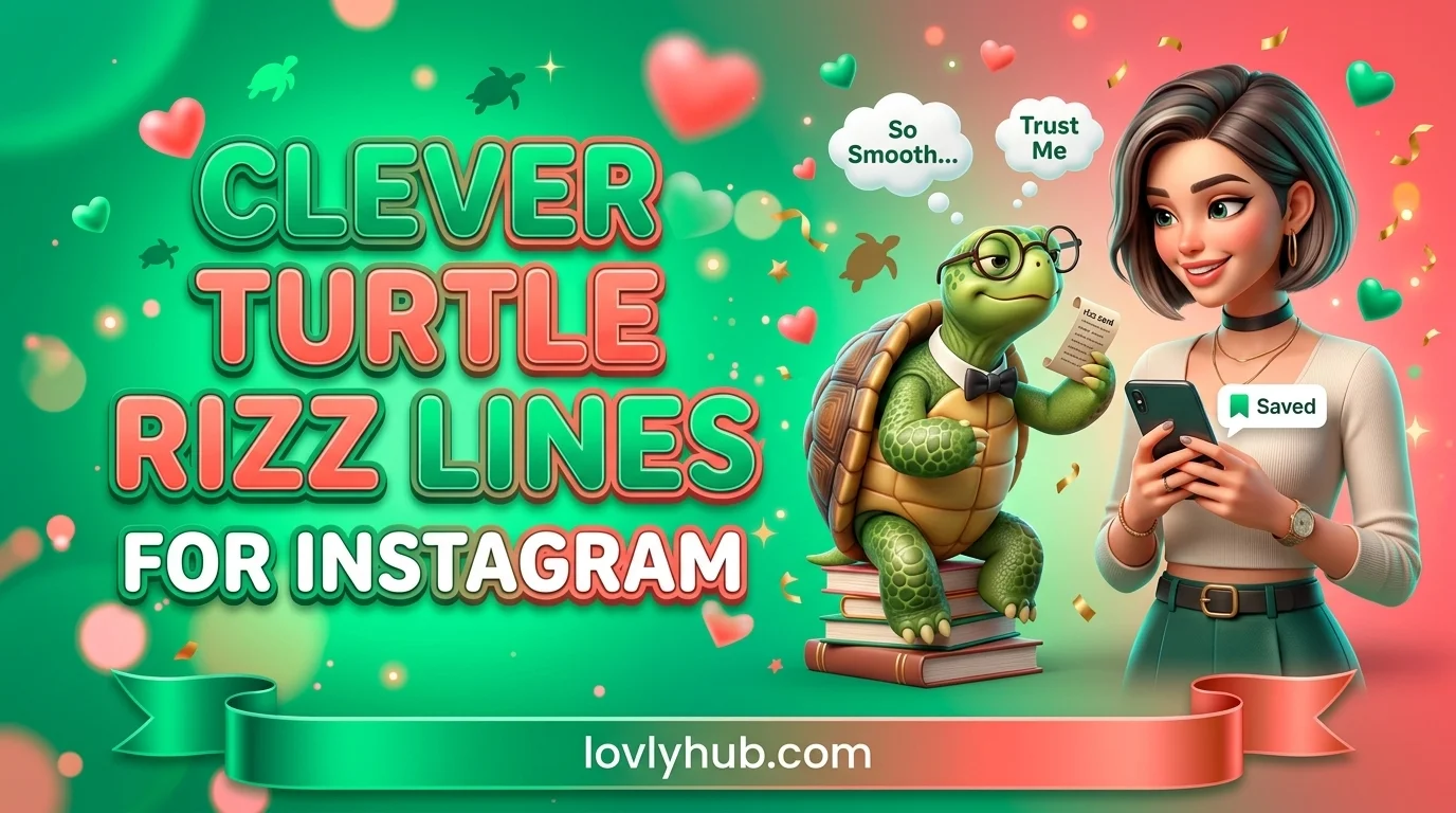 Clever Turtle Rizz Lines for Instagram
