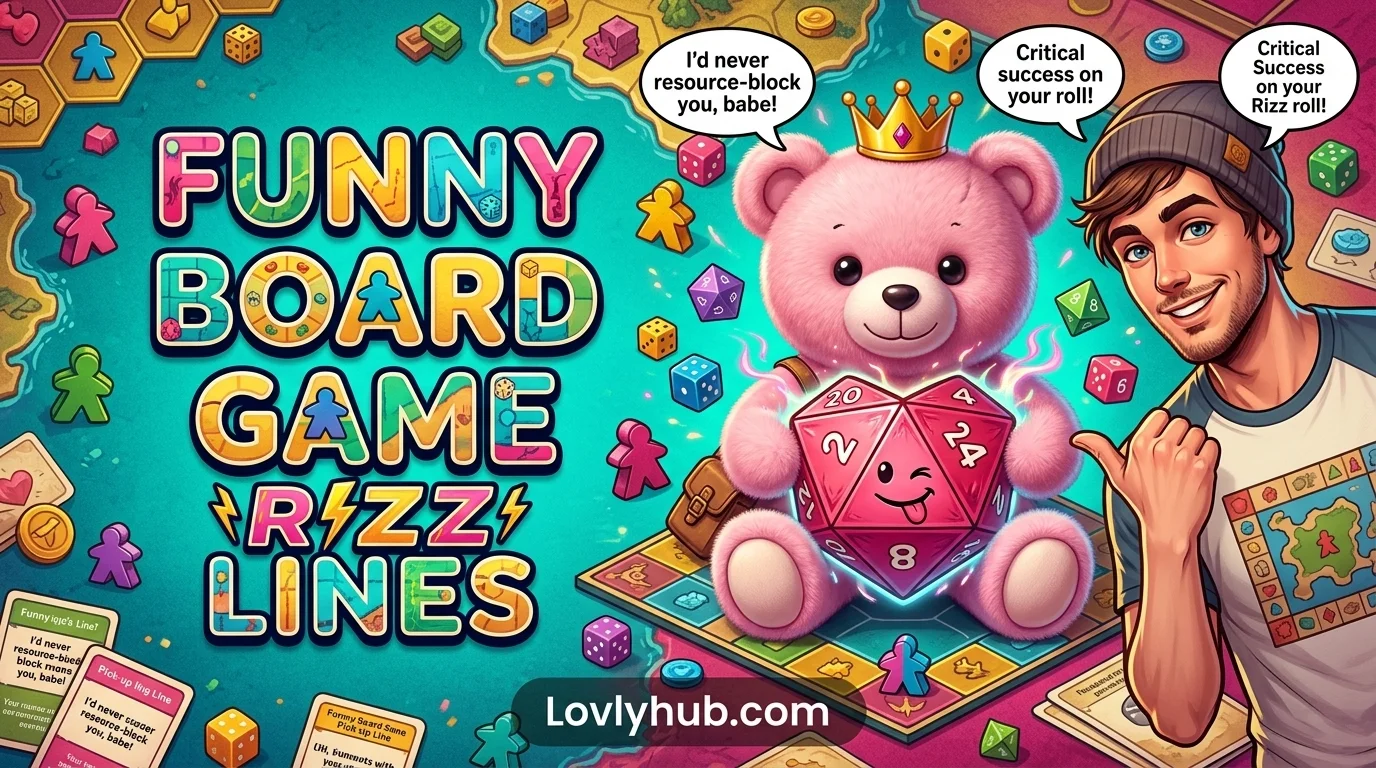 Funny Board Game Rizz Lines