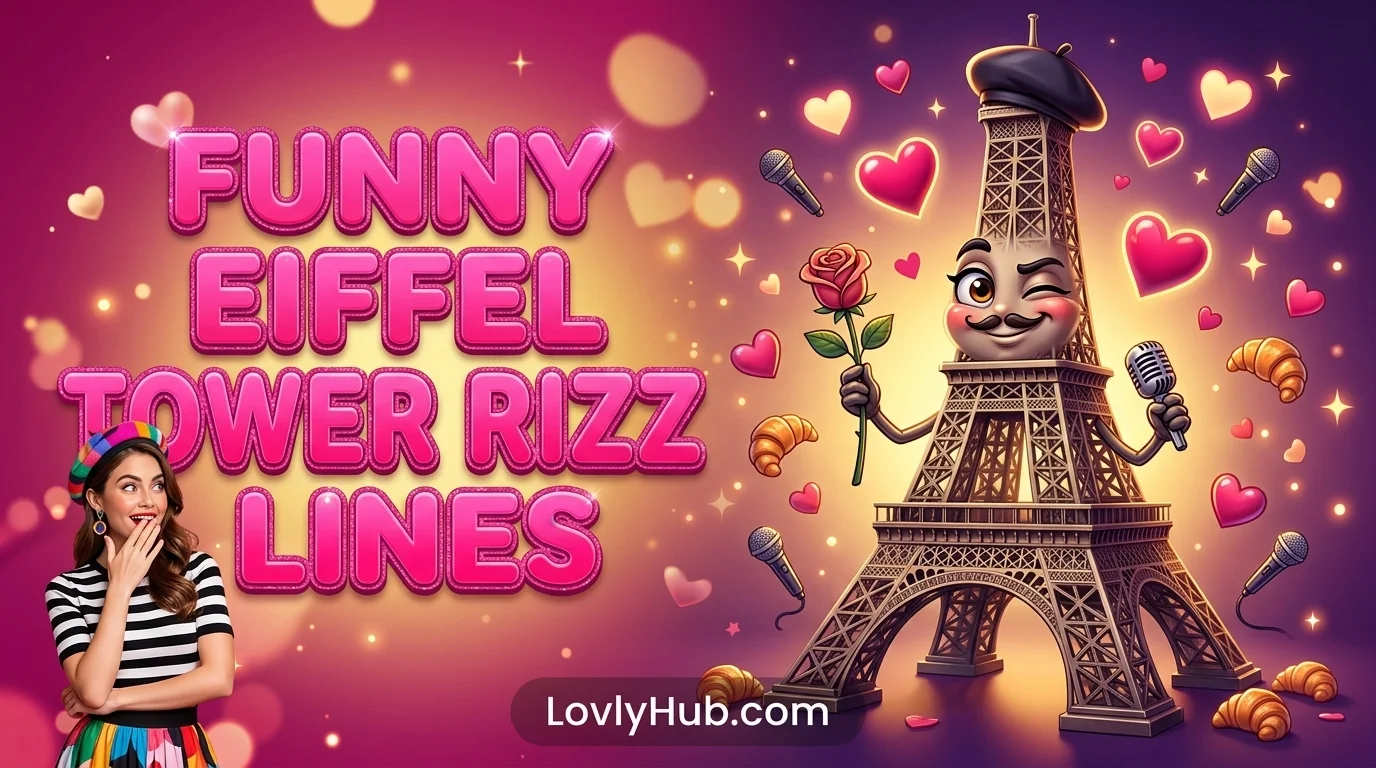 Funny Eiffel Tower Rizz Lines