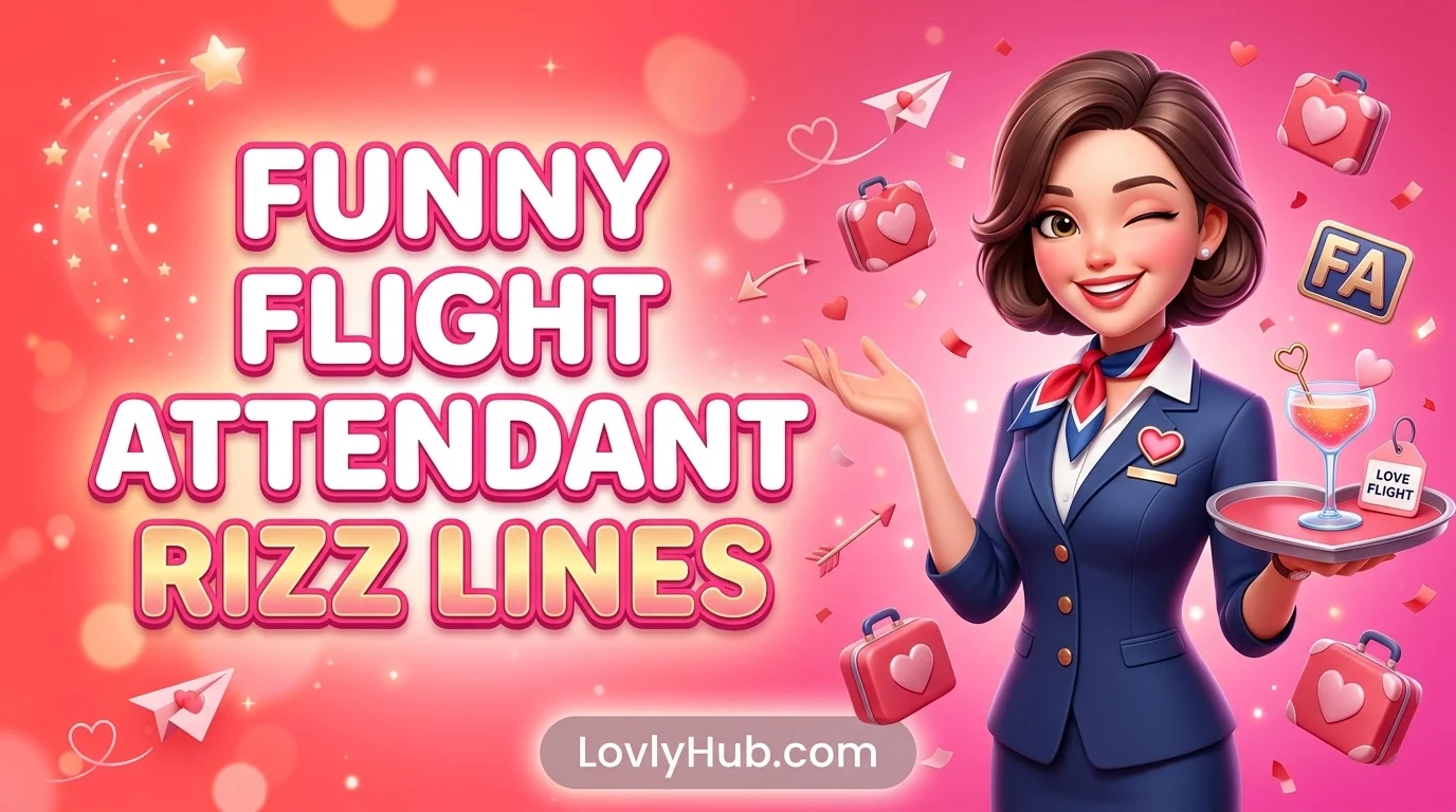 Funny Flight Attendant Rizz Lines