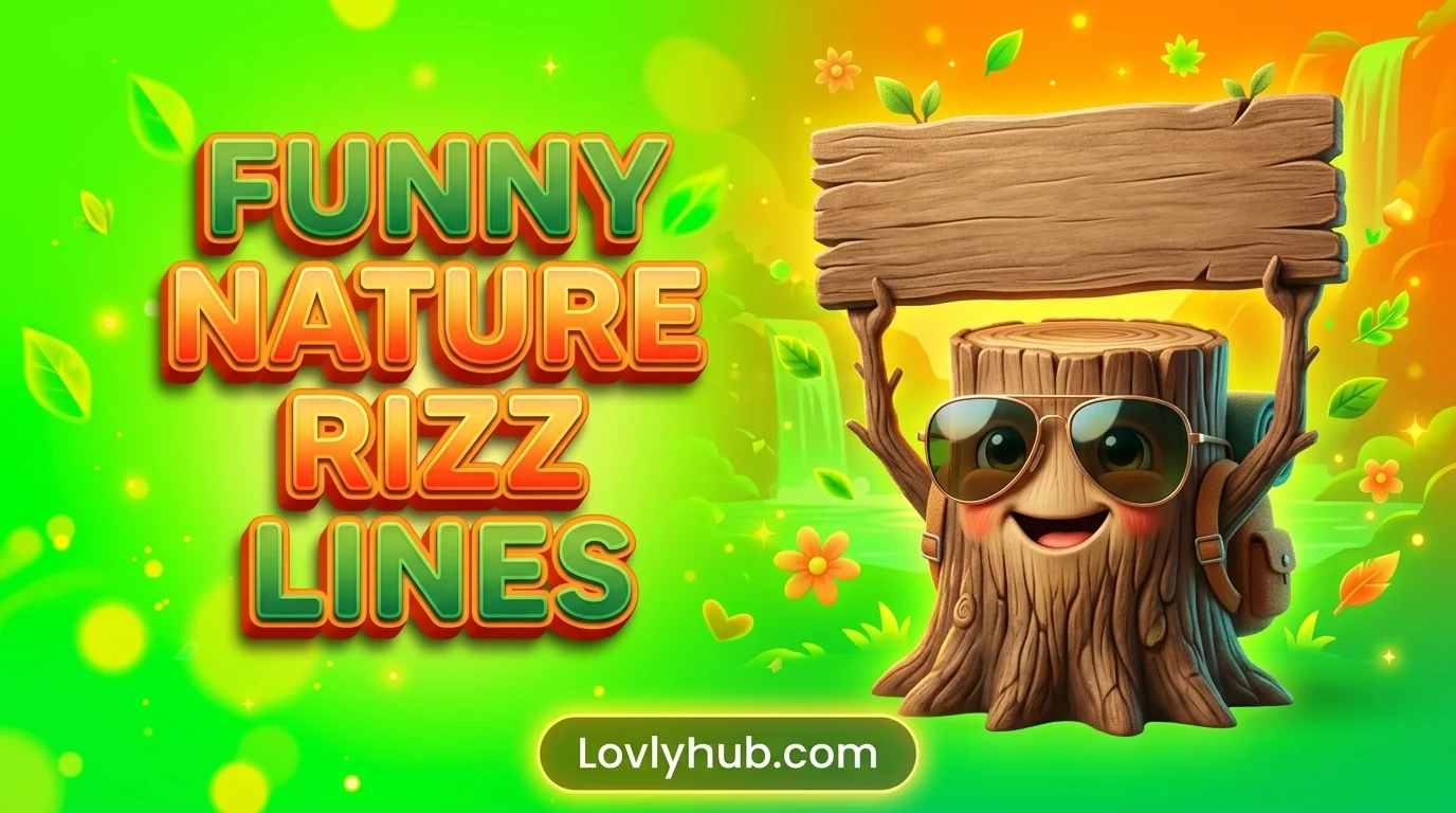Funny Nature Rizz Lines