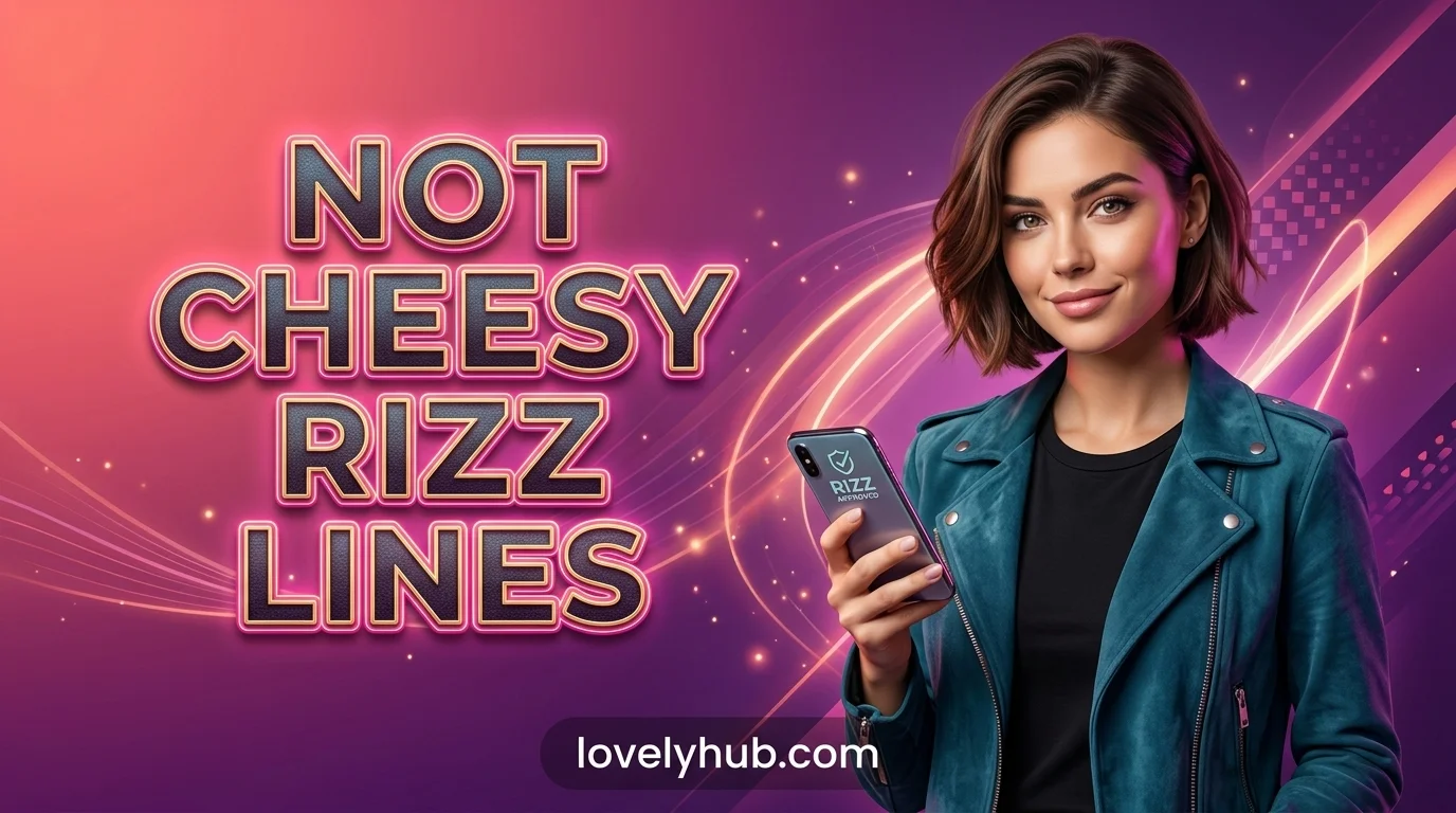Not Cheesy Rizz Lines