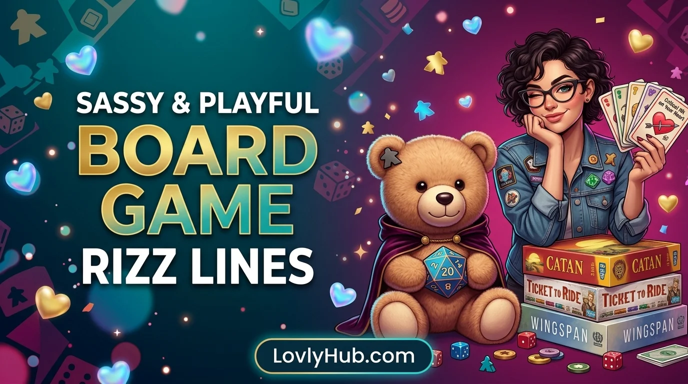 Sassy & Playful Board Game Rizz Lines