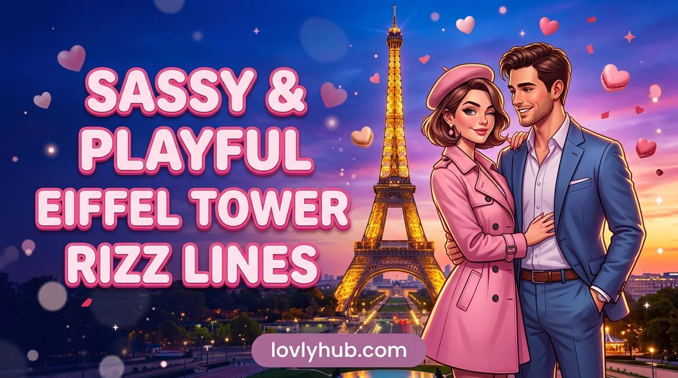 Sassy & Playful Eiffel Tower Rizz Lines