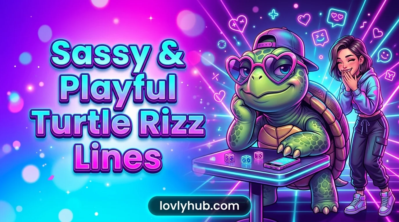 Sassy & Playful Turtle Rizz Lines