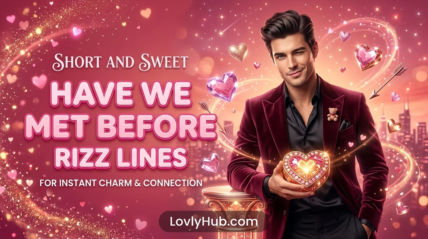 Short and Sweet Have We Met Before Rizz Lines