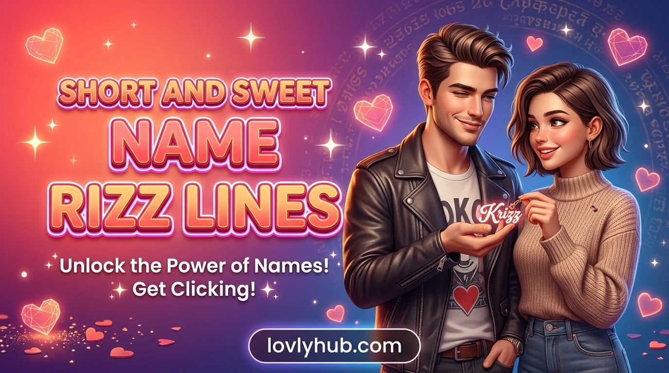 Short and Sweet Name Rizz Lines