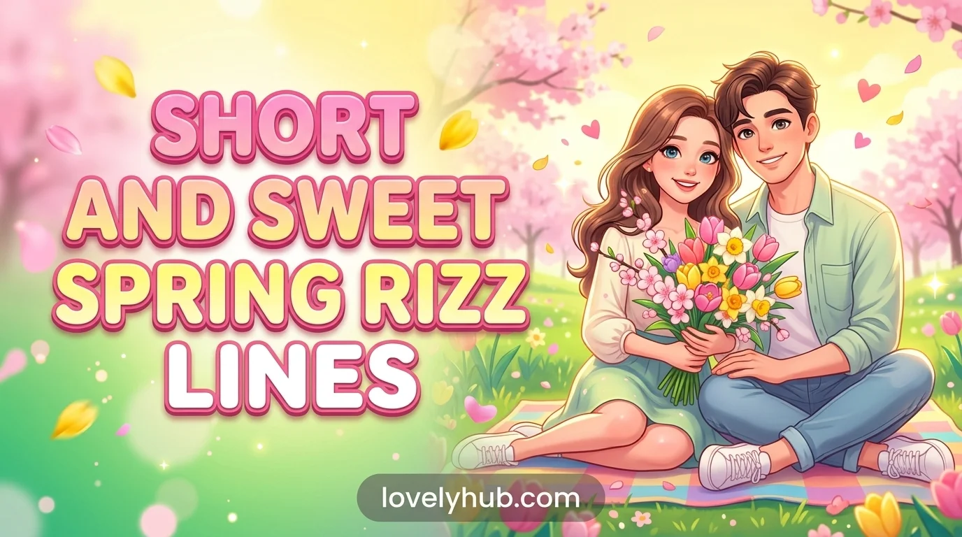 Short and Sweet Spring Rizz Lines