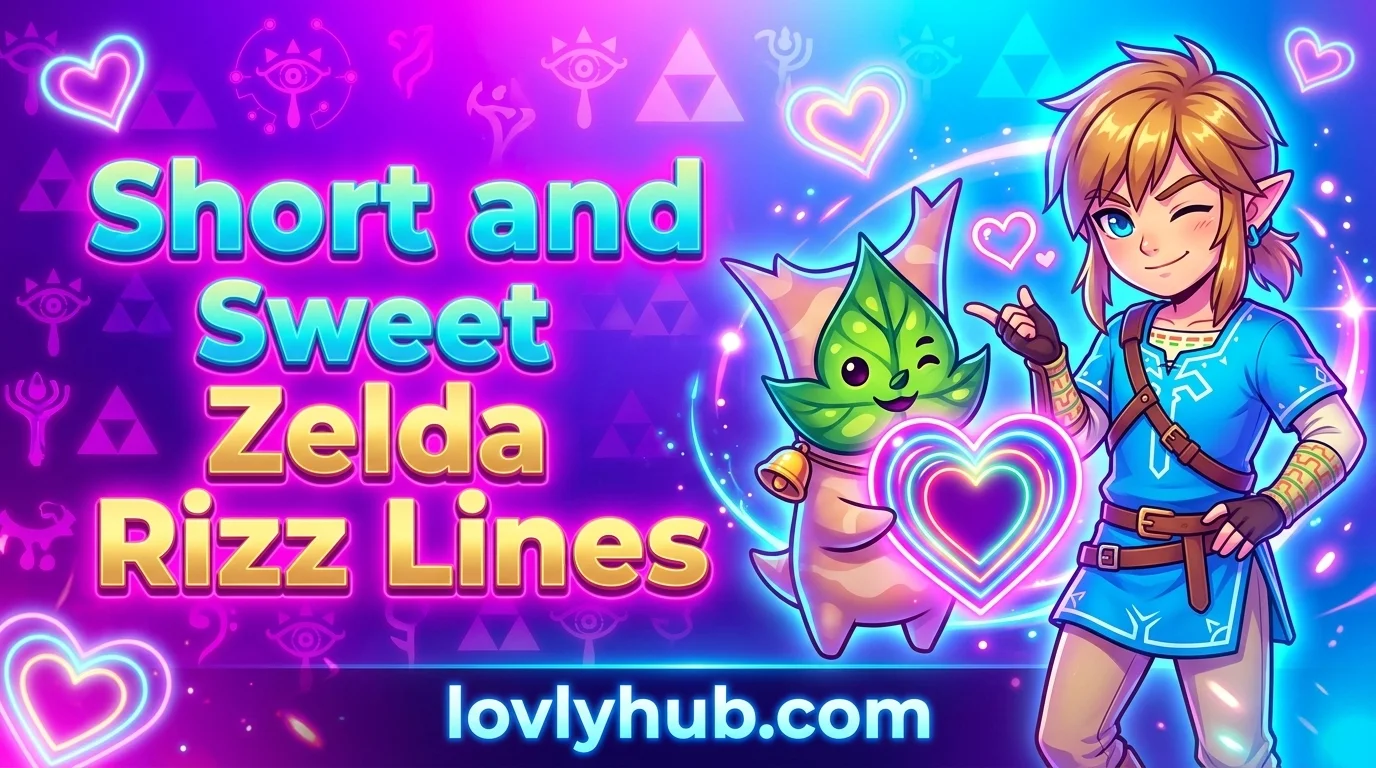 Short and Sweet Zelda Rizz Lines