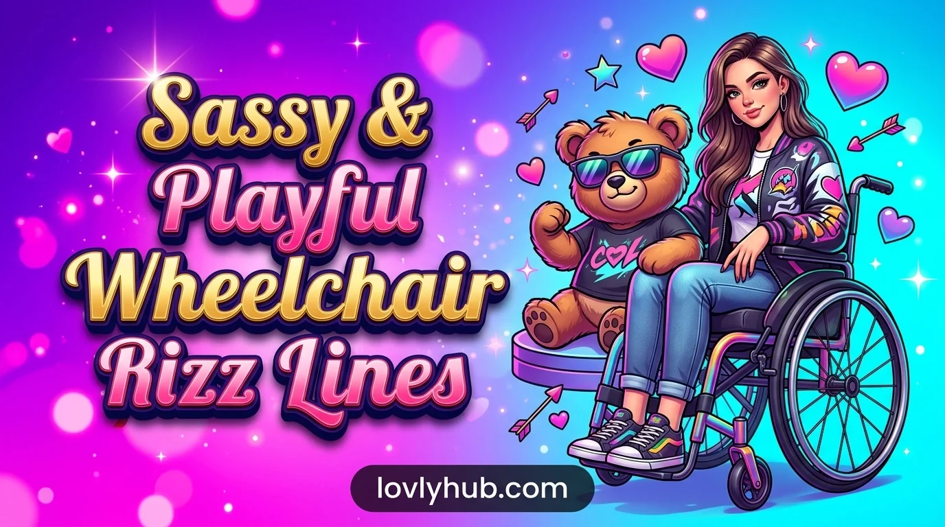 Sassy & Playful Wheelchair Rizz Lines