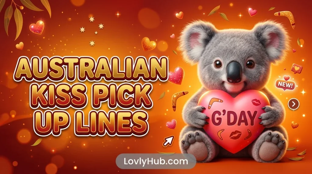 Australian Kiss Pick Up Lines