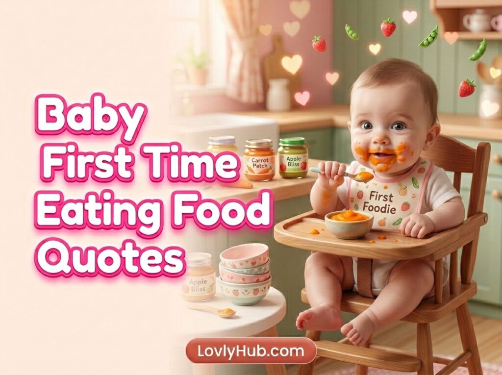 Baby First Time Eating Food Quotes