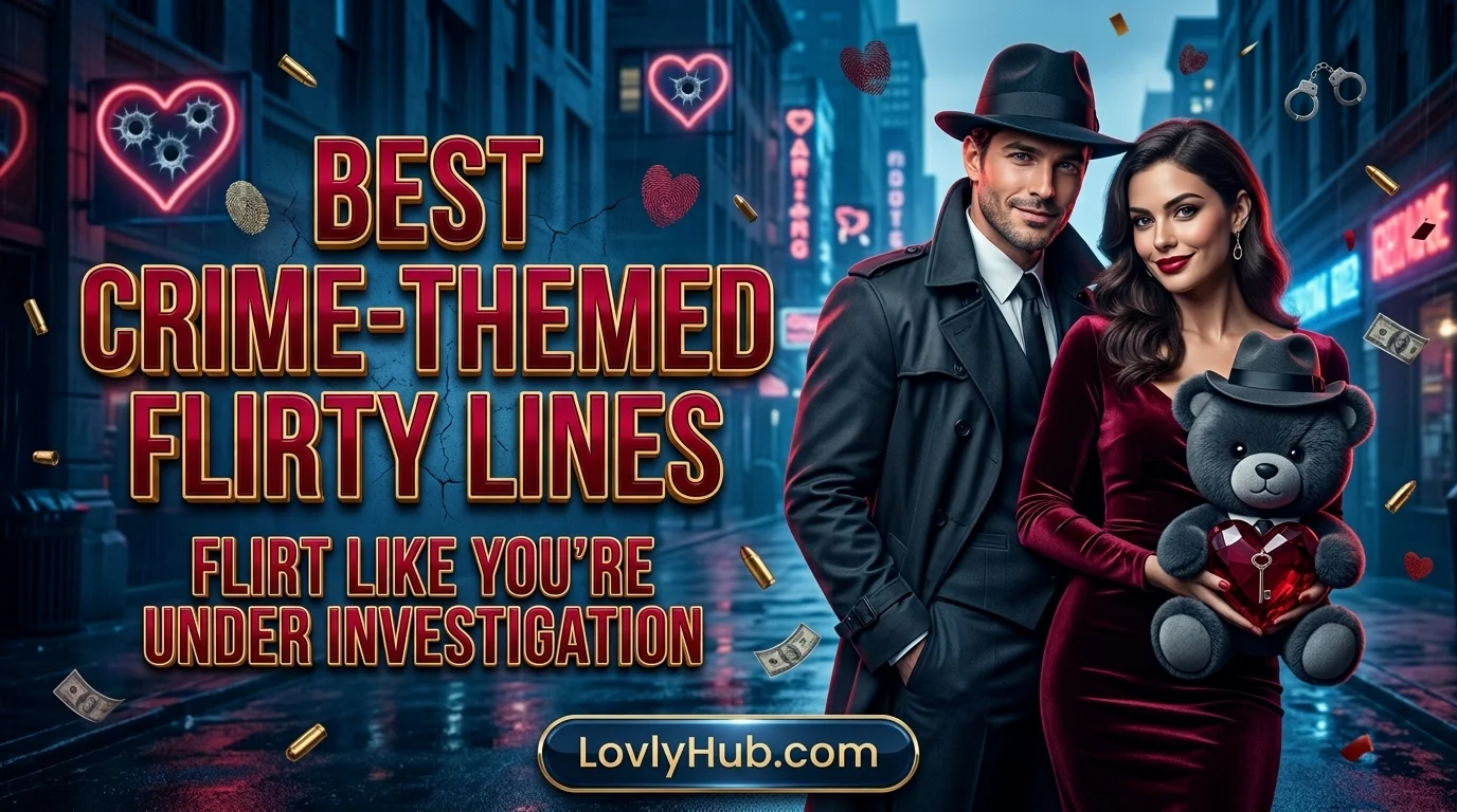 Best Crime-Themed Flirty Lines