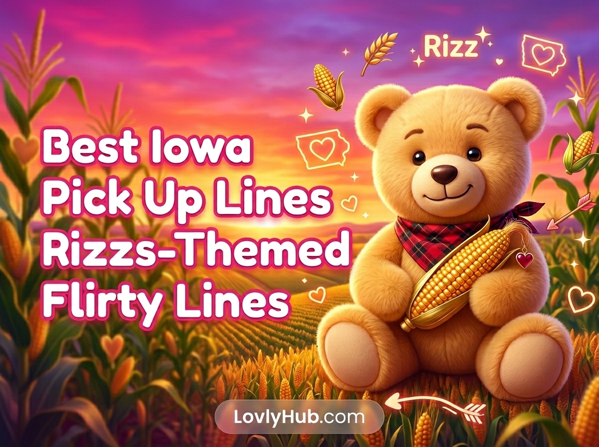 Best Iowa Pick Up Lines Rizz Lines-Themed Flirty Lines