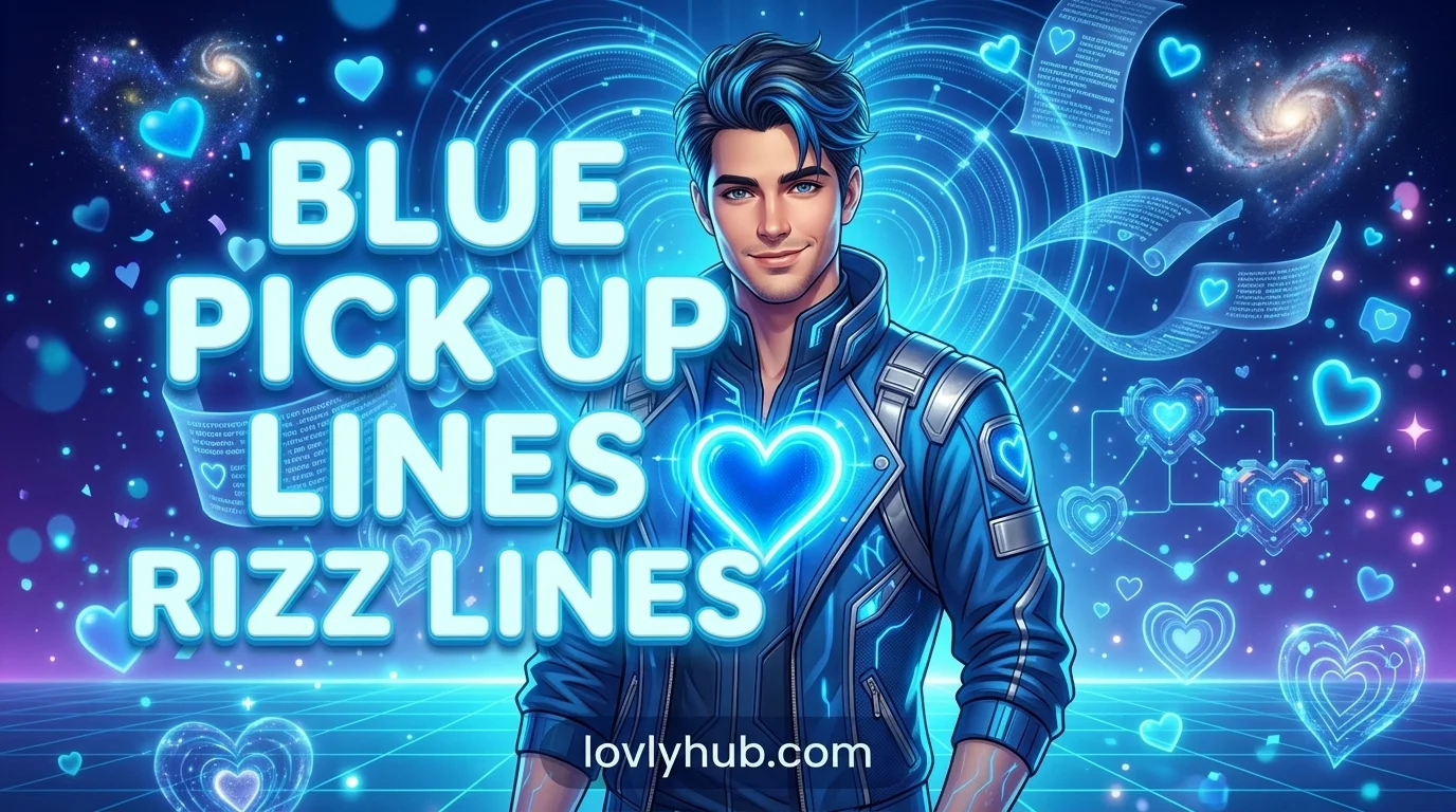 Blue Pick Up Lines Rizz Lines