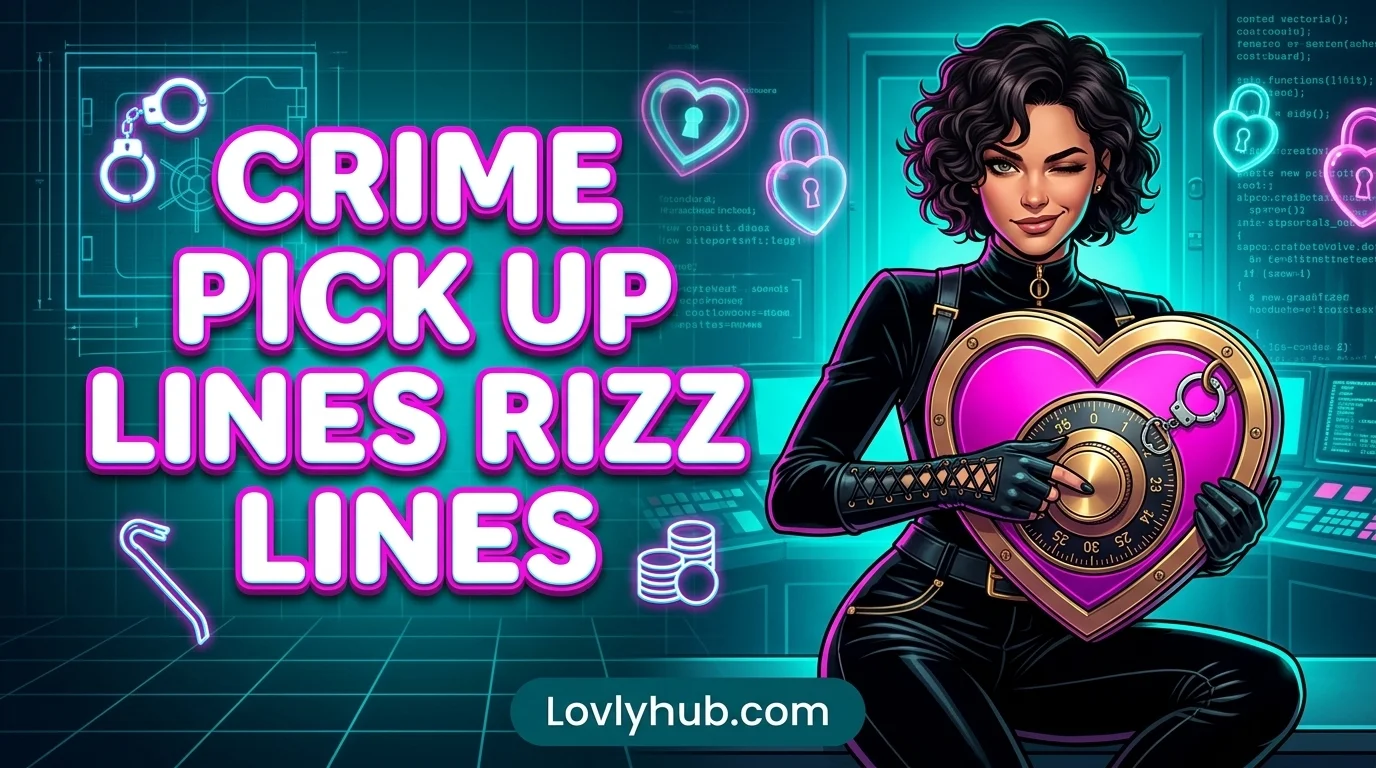 Crime Pick Up Lines Rizz Lines