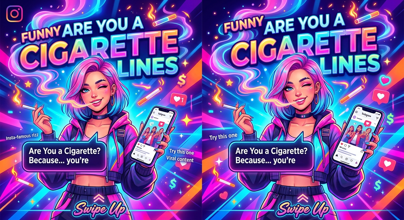 Funny Are You a Cigarette Rizz Lines