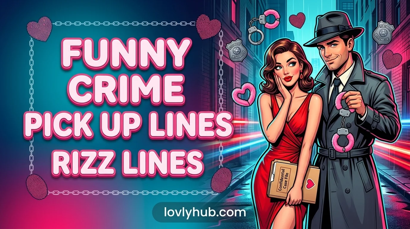 Funny Crime Pick Up Lines Rizz Lines