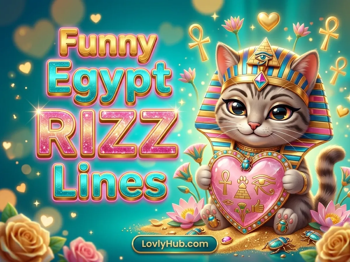 Funny Egypt Rizz Lines
