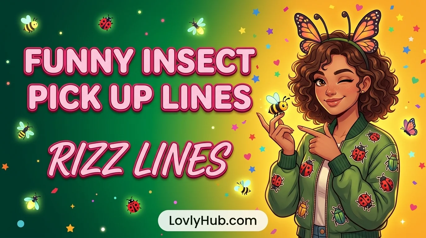 Funny Insect Pick Up Lines Rizz Lines