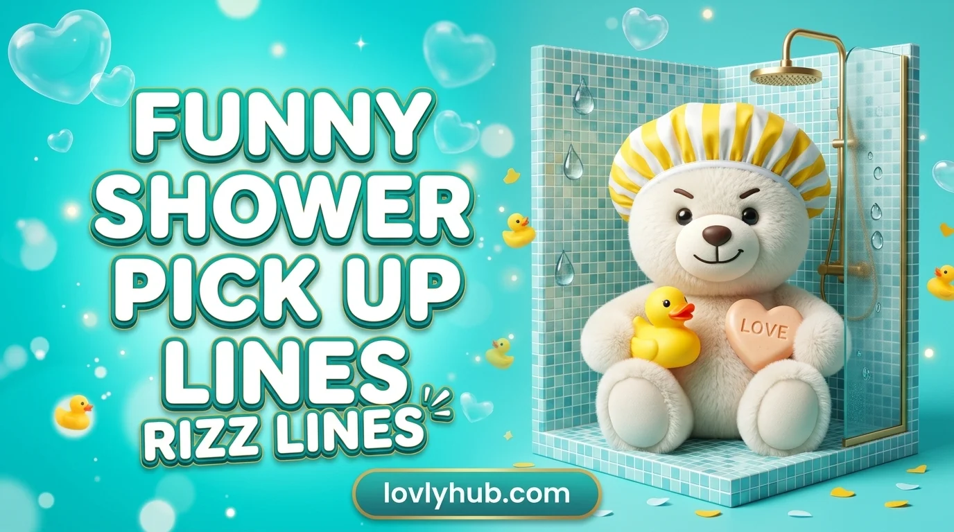 Funny Shower Pick Up Lines Rizz Lines
