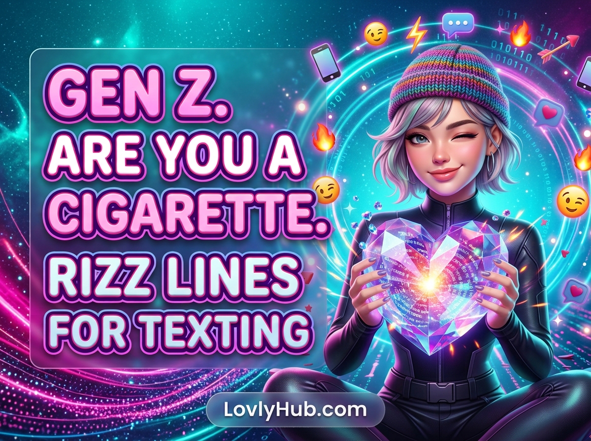 Gen Z Are You a Cigarette Rizz Lines for Texting