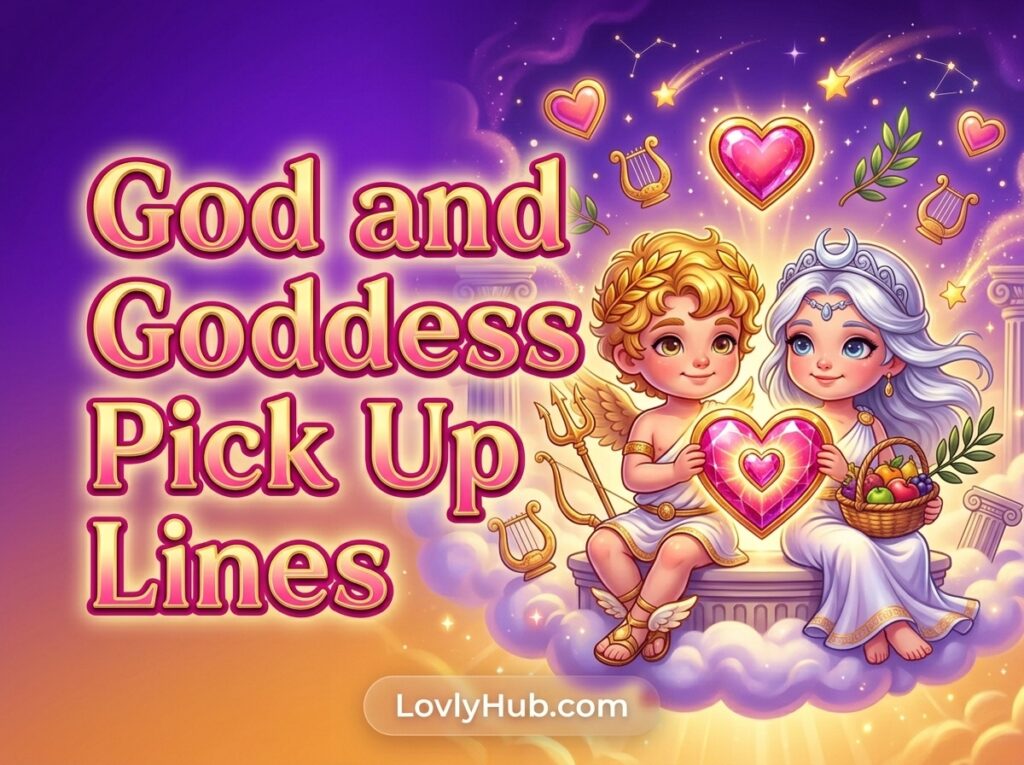 God and Goddess Pick Up Lines