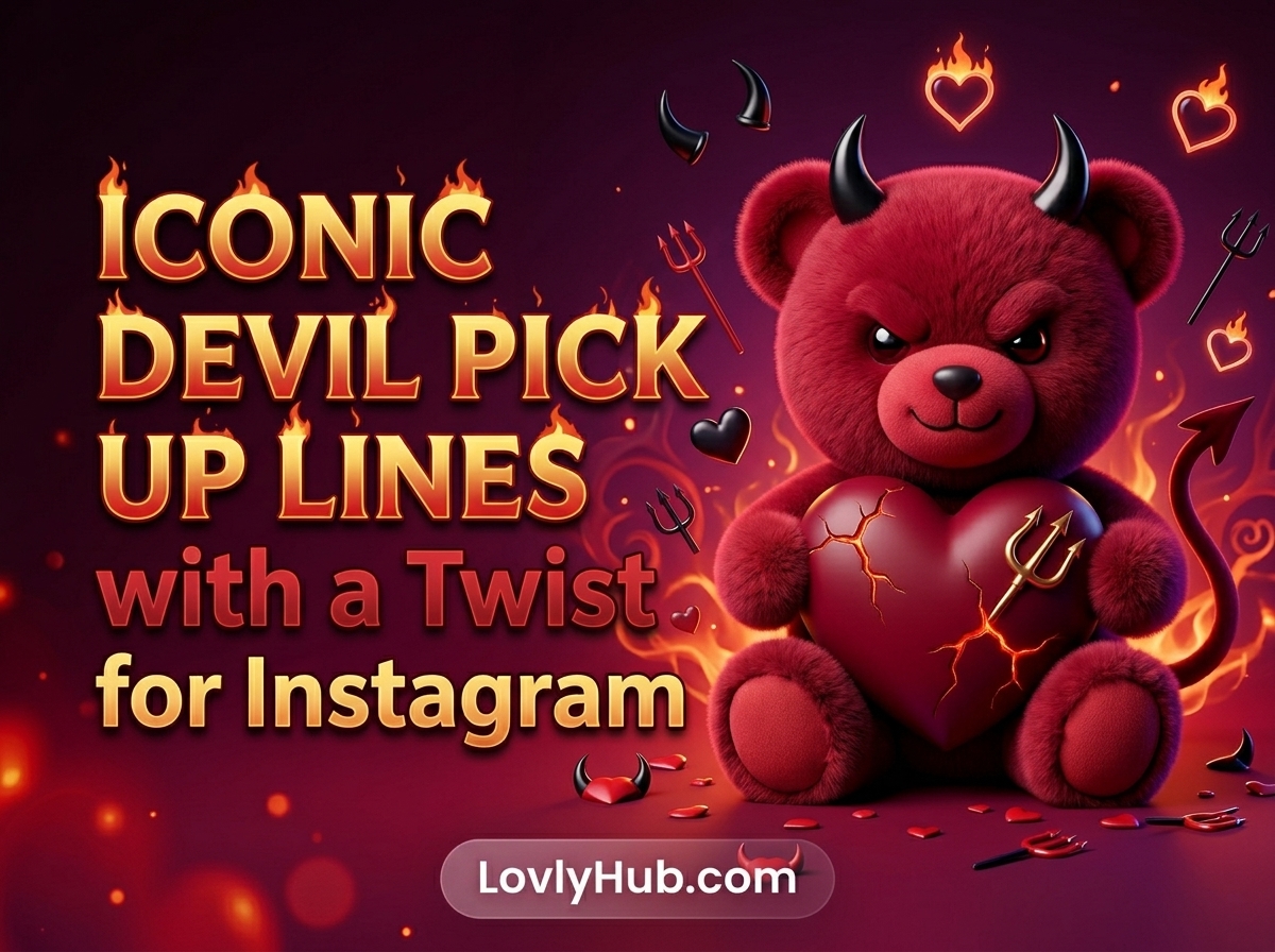 Iconic Devil Pick Up Lines with a Twist