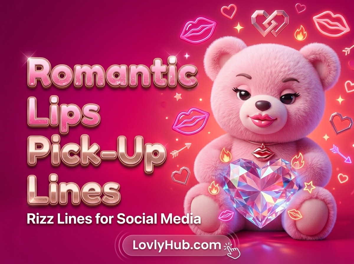Romantic Lips Pick-Up Lines