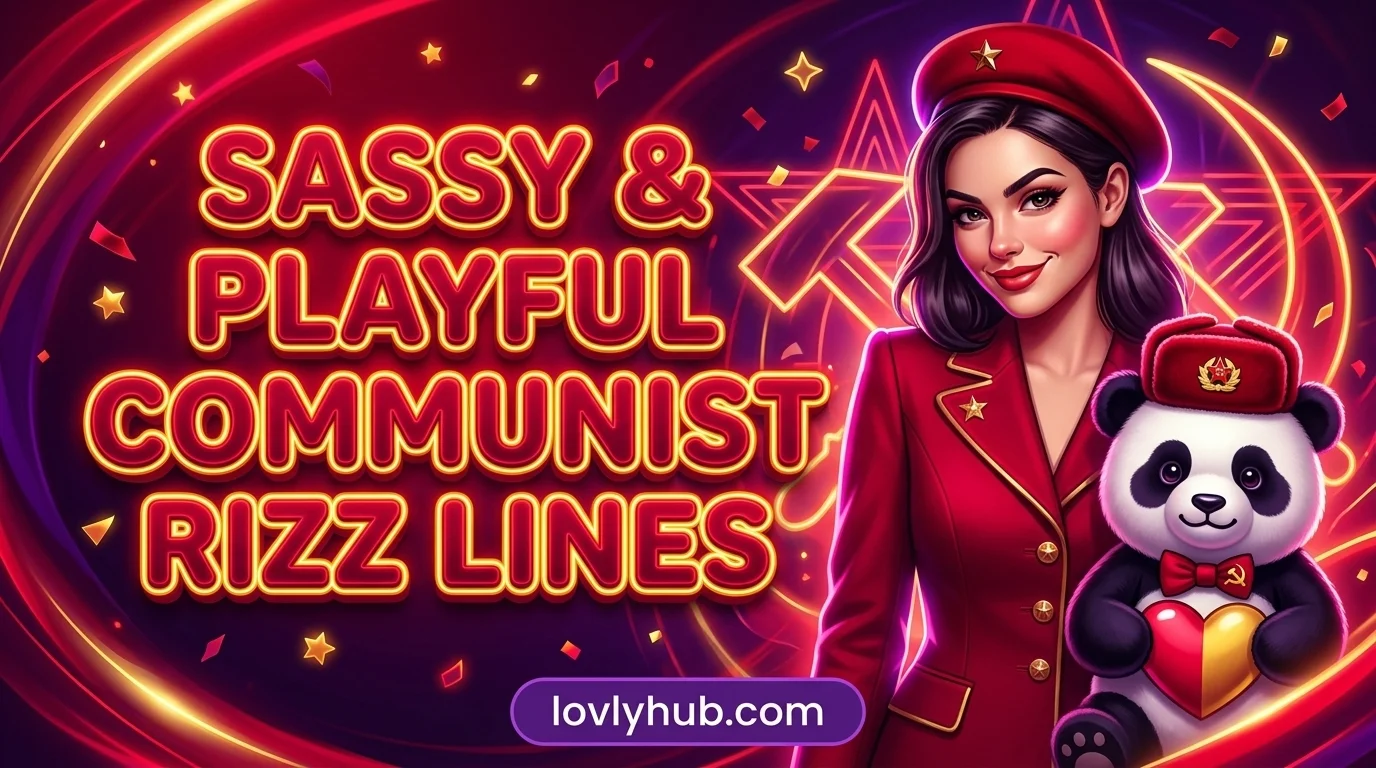 Sassy & Playful Communist Rizz Lines