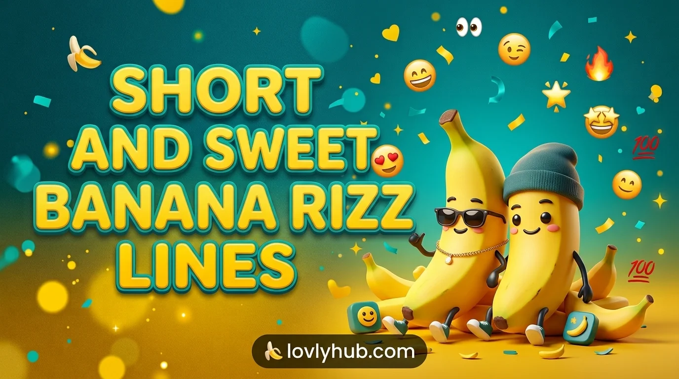 Short and Sweet Banana Rizz Lines