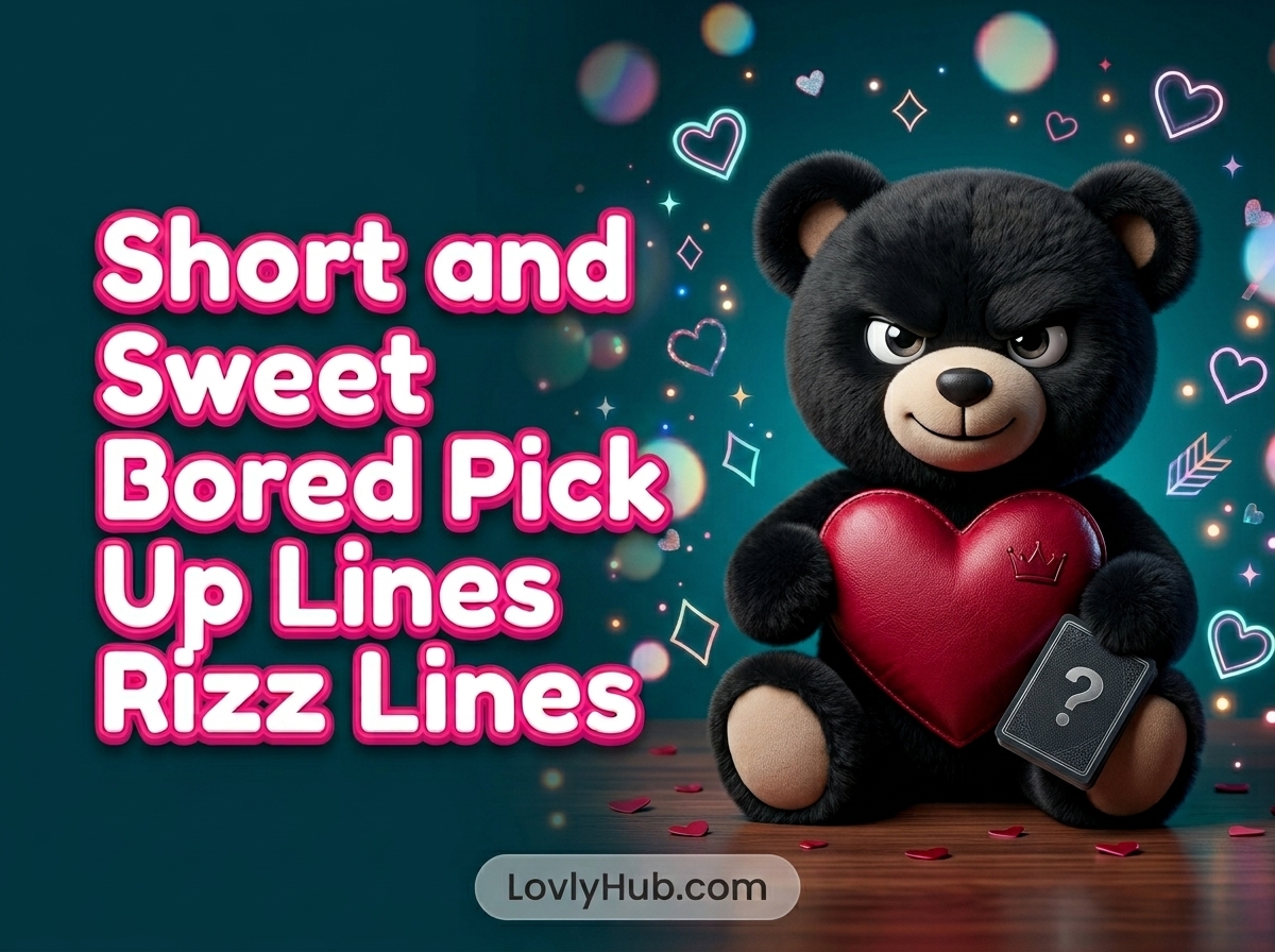 Short and Sweet Bored Pick Up Lines Rizz Lines
