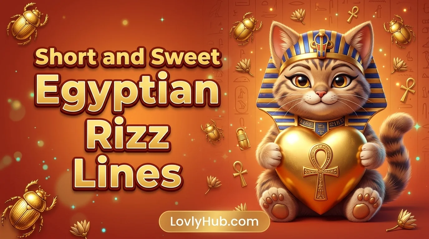 Short and Sweet Egyptian Rizz Lines